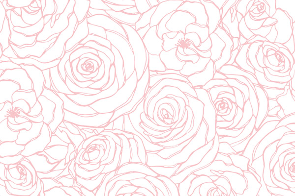 Disegno di rose di colore rosa